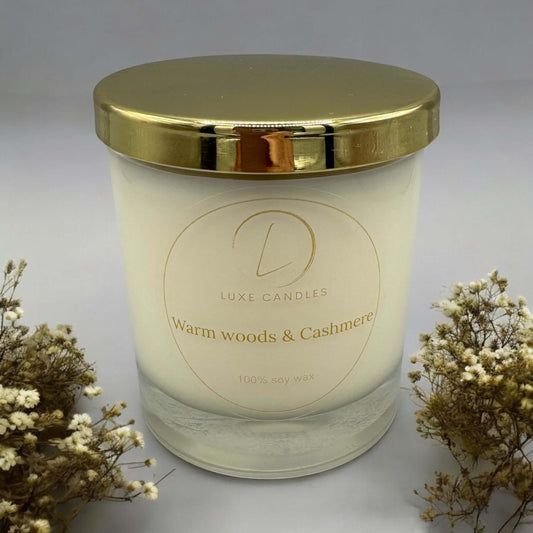 Warm Woods & Cashmere Candle