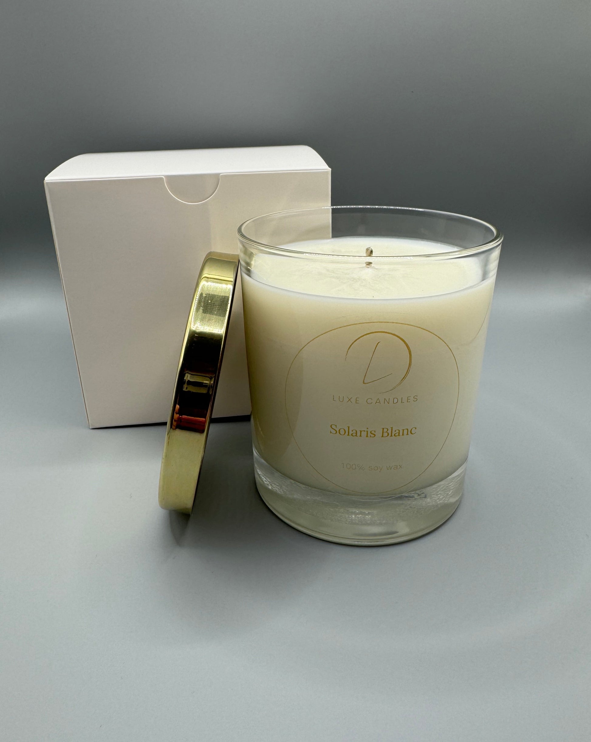 Solaris Blanc Candle with Box