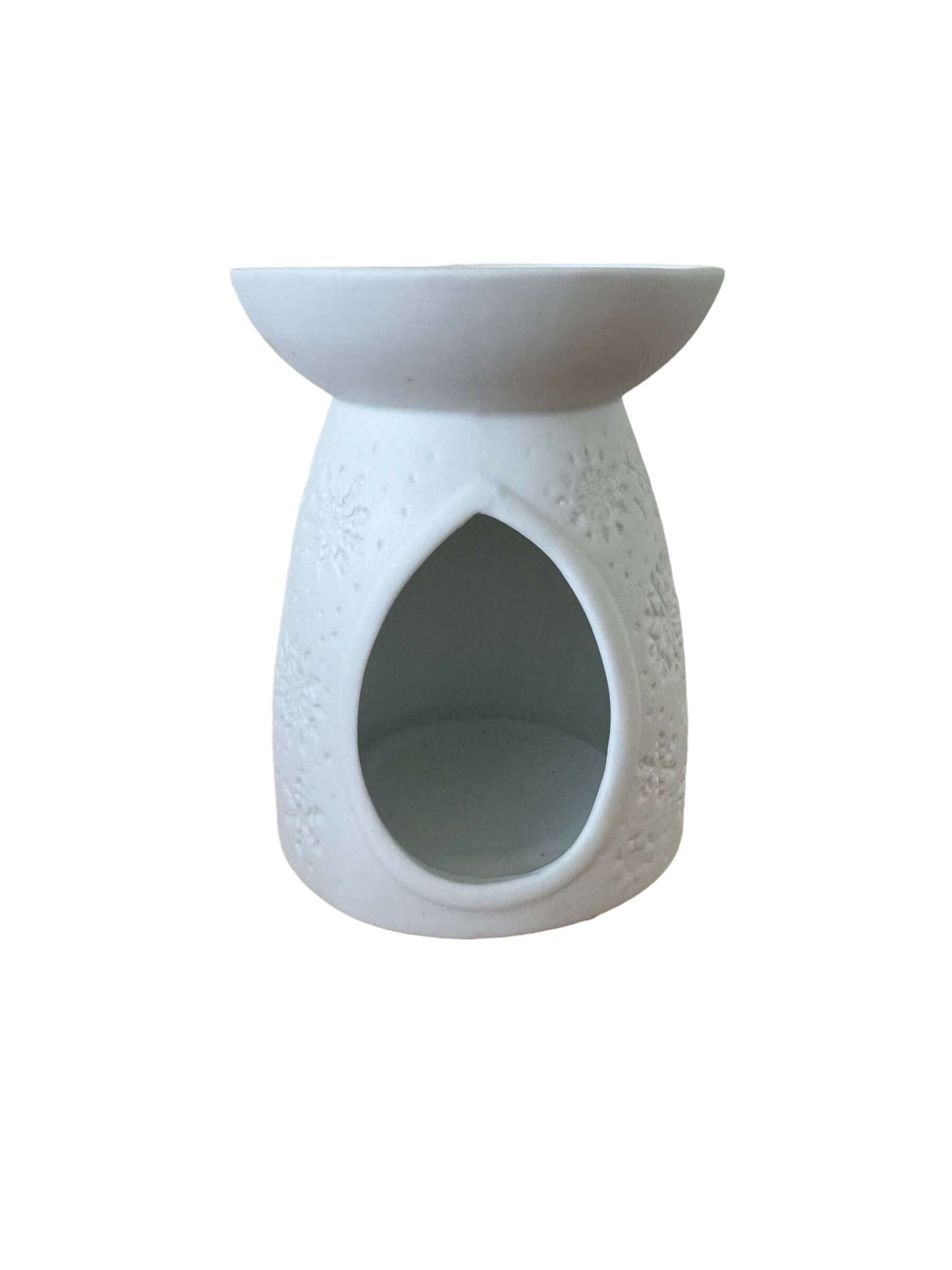 Snowflake Wax Burner - White